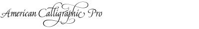 American Calligraphic Pro